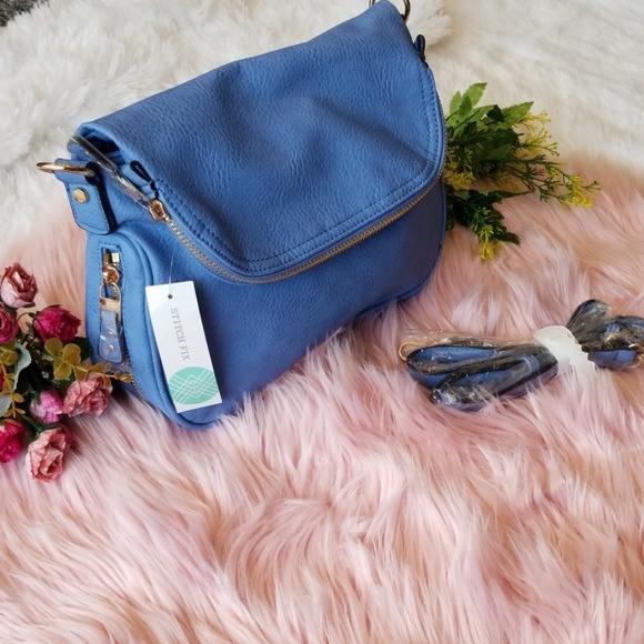 Brooks Handbags - Octavia Brooks Crossbody Blue Bag BNWT